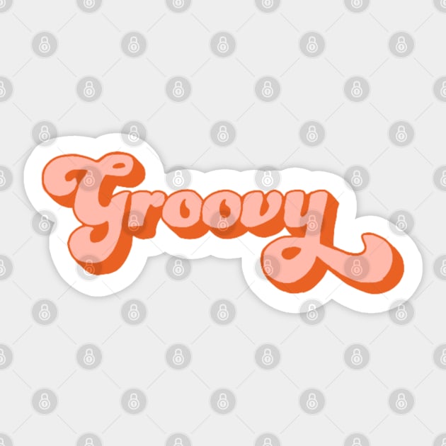 groovy Sticker by Marianaechev